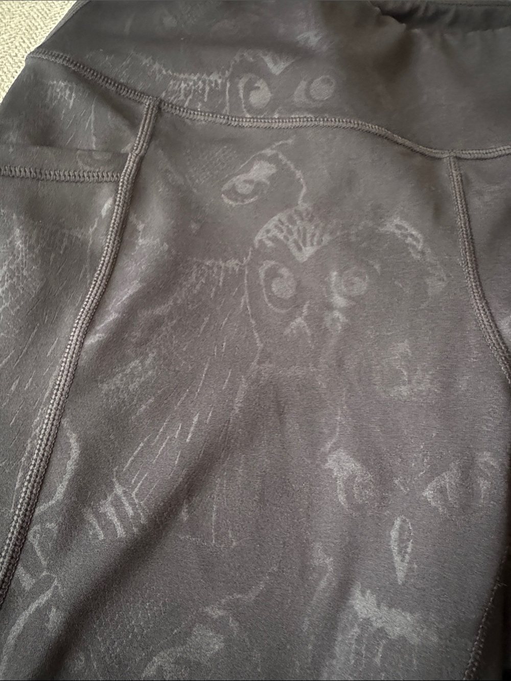 CVG Black Owl Leggings - Picture 3 of 4